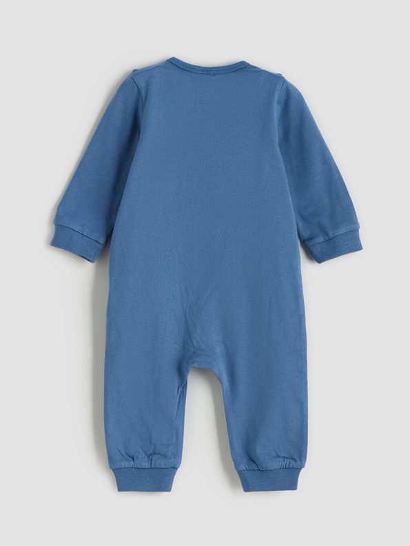 LCW Baby Beige Long Sleeve Crew Neck Baby Boy Bodysuit Set