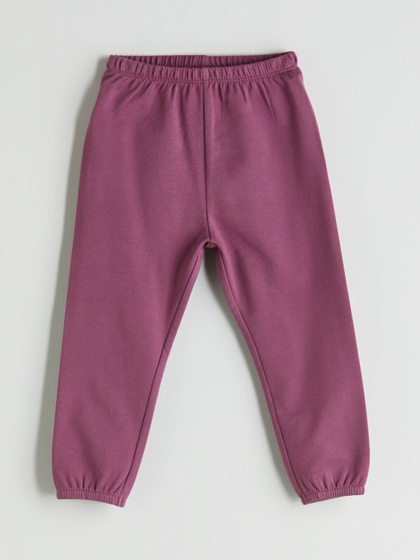 LCW Baby Purple Elastic Waist Basic Girl Baby Pajama Bottom Set of 3