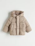 LCW Baby Beige Hooded Boys' Puffer Jacket