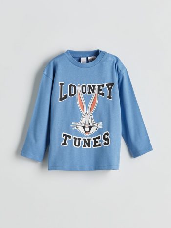LCW babyMavi Bugs Bunny Printed Baby Boys T-Shirt and Pants Set