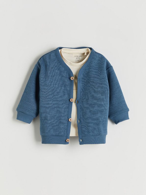 Boys' Long Sleeve Mickey Mouse Embroidered Bomber Jacket