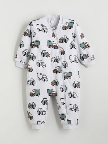 LCW Baby Gray 1.6 Tog Long Sleeve Boys' Romper