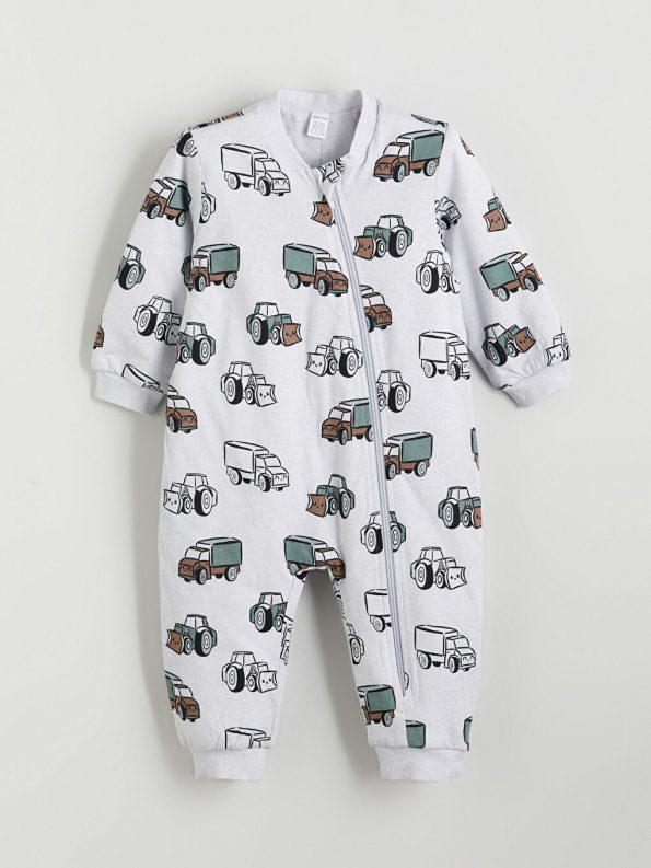 LCW Baby Gray 1.6 Tog Long Sleeve Boys' Romper
