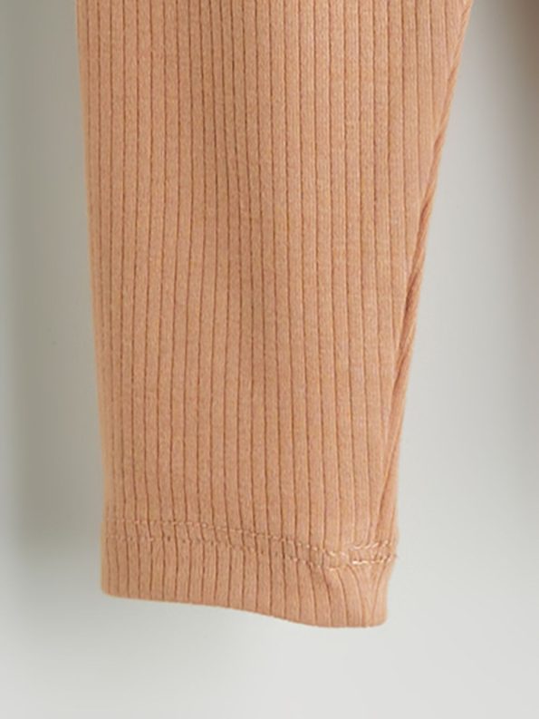 LCW Baby Cream Round Neck Boys' Outfit