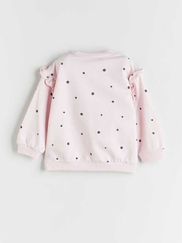 Girls' two-piece set: a Mickey Mouse blouse and leggings.