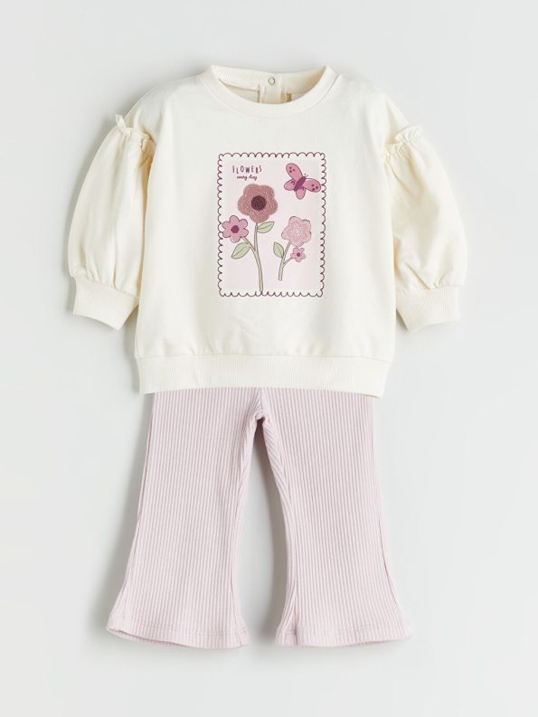 Sweatshirt and Pant Set for Girls