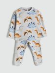 LC WAIKIKI Gray Printed Boys' Pajama Set