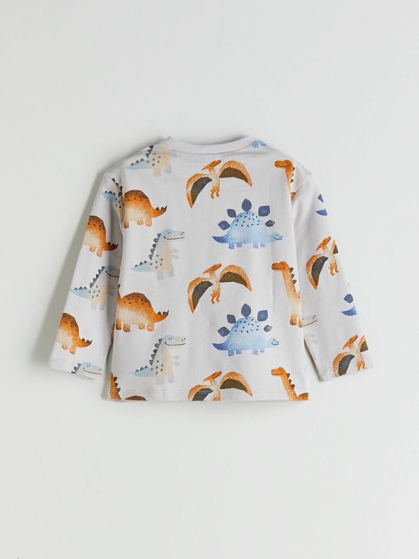 LC WAIKIKI Gray Printed Boys' Pajama Set