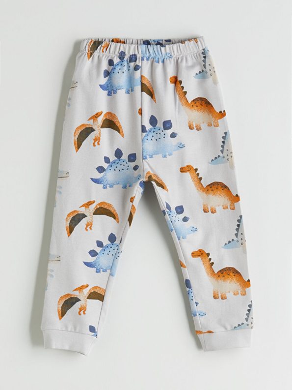 LC WAIKIKI Gray Printed Boys' Pajama Set