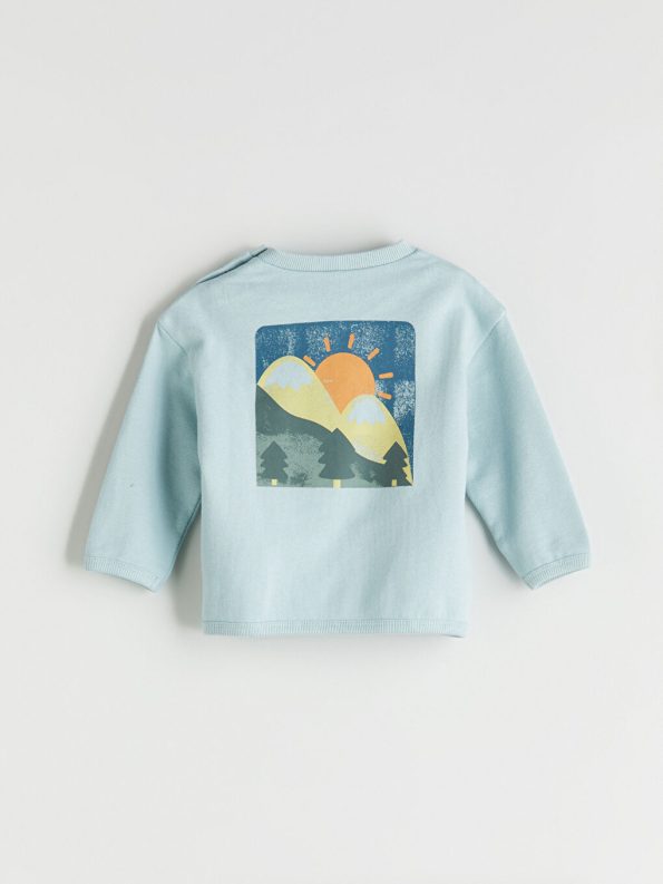 LC WAIKIKI Green Boys' Baby Sweatshirt and Pants Set