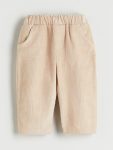 LCW Baby Beige Textured Baby Boys Pants