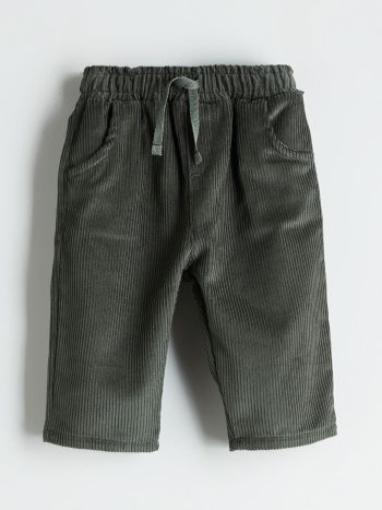 LC WAIKIKI Green Elastic Waist Boys' Baby Pants