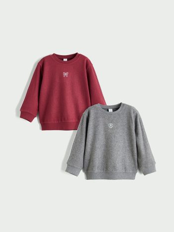 Girls' long-sleeved blouse 2 pice
