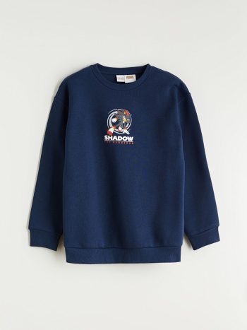 LCW Kids Navy Blue Sonic Print Boys Tracksuit