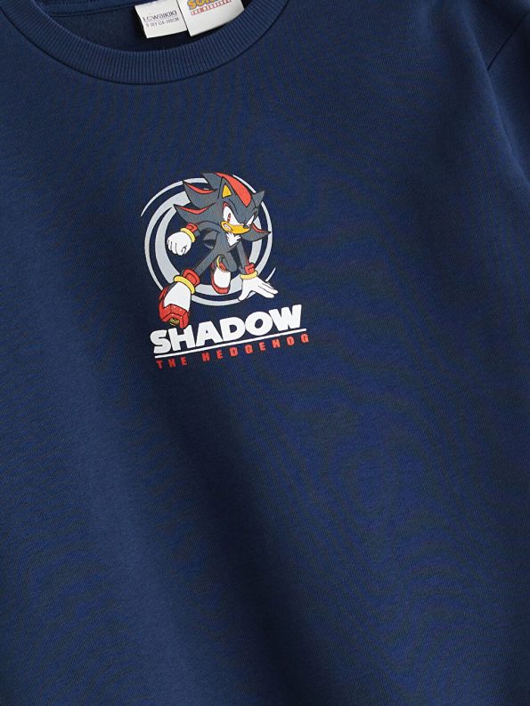 LCW Kids Navy Blue Sonic Print Boys Tracksuit