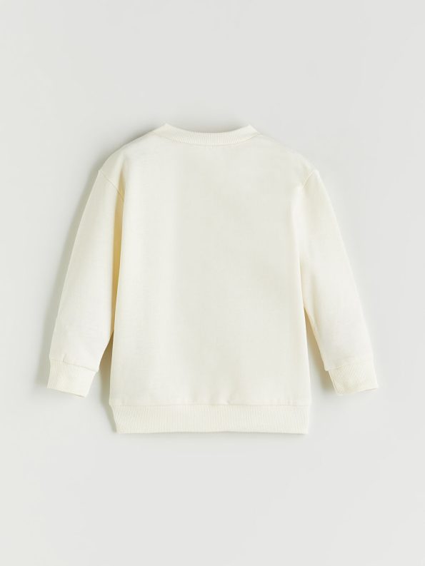 LCW Baby Beige Baby Boys Sweatshirt and Jogger Set