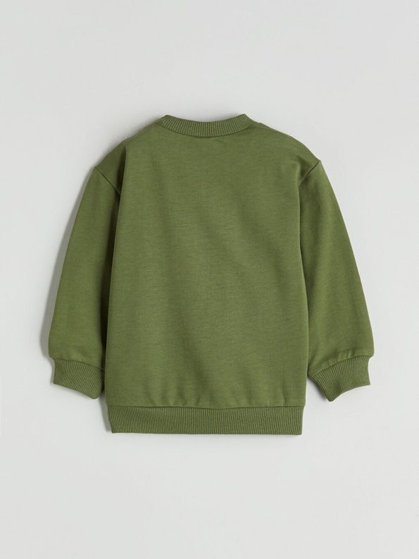 LCW ECO Printed Boys' Baby Sweatshirt and Jogger Set