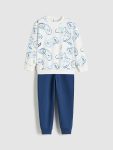 LCW Kids Printed Boys' Sweatshirt and Jogger Set