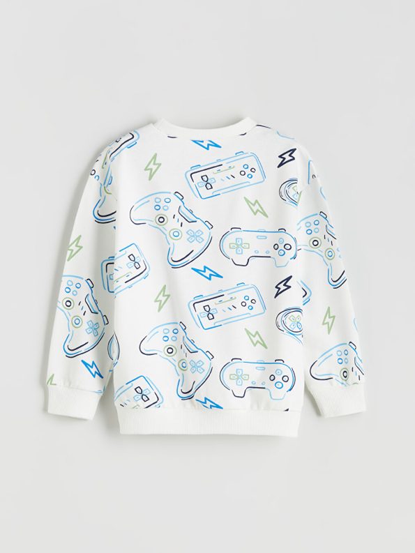LCW Kids Printed Boys' Sweatshirt and Jogger Set