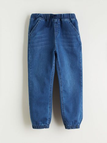 LCW Kids Indigo Boys' Elastic Waist Jogger Jeans