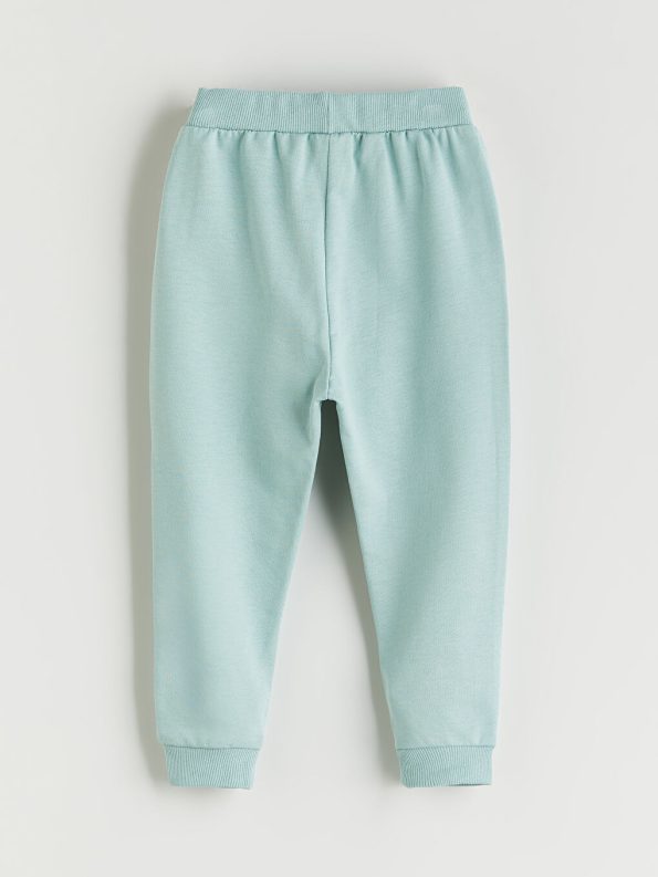 LCW ECO Beige Boys' Printed Sweatshirt and Sweatpants Set