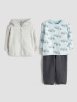 LCW Baby White 3-Piece Set for Boys