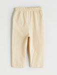 LCW Kids Beige Elastic Waist Boys Pajama Bottoms