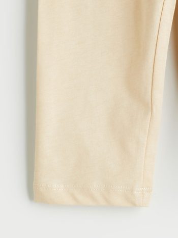 LCW Kids Beige Elastic Waist Boys Pajama Bottoms