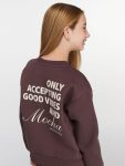 LCW Kids Purple Round Neck Girls Sweatshirt