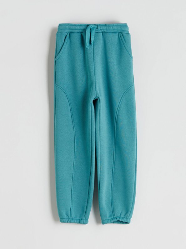 LCW Kids Turquoise Paw Print Boys Sweatshirt and Jogger Set