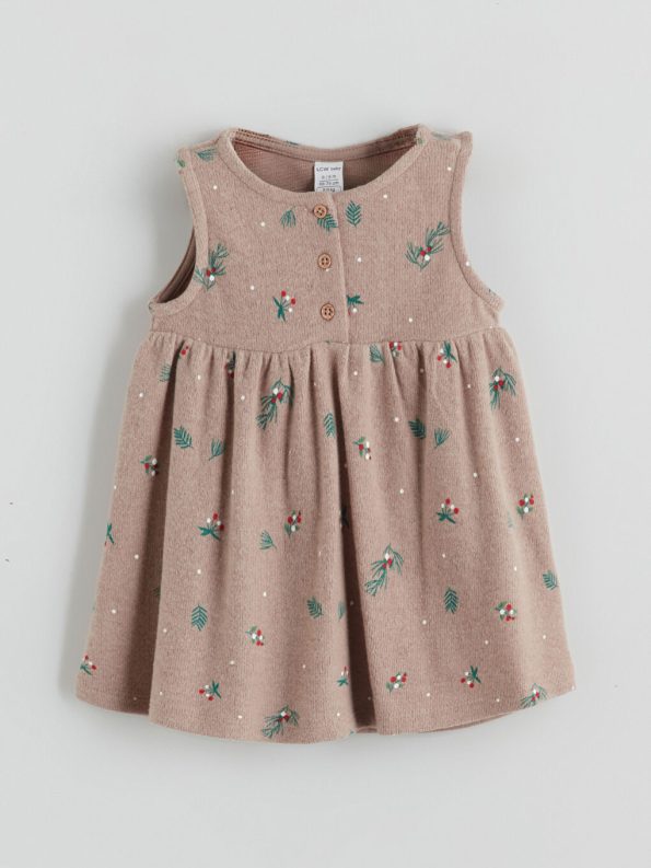Embroidered Long Sleeve Baby Girl Dress