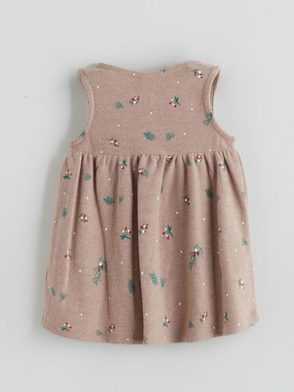 Embroidered Long Sleeve Baby Girl Dress