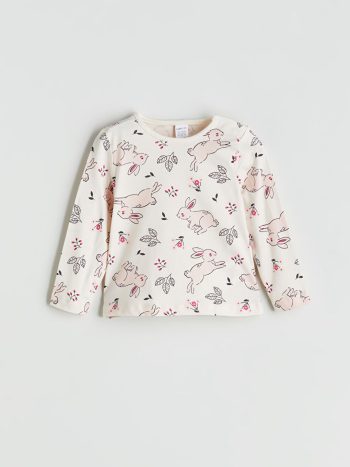 Girls' long-sleeved blouse