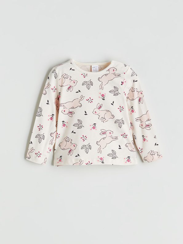 Girls' long-sleeved blouse