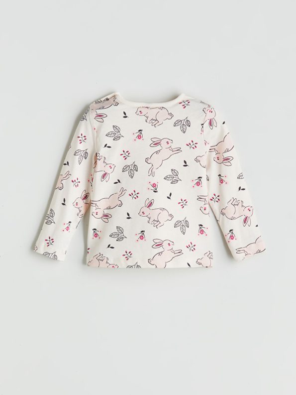 Girls' long-sleeved blouse