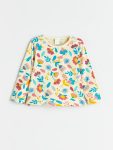 Long Sleeve Embroidered Baby Girl Denim Dress