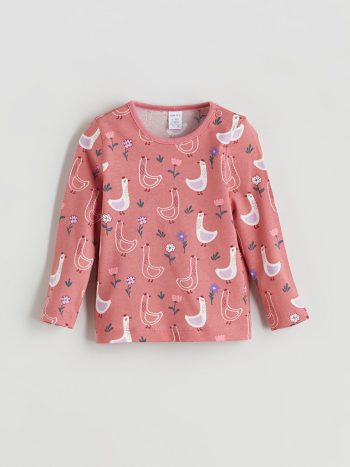 Girls' long-sleeved blouse