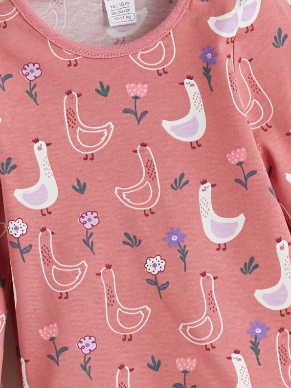 Girls' long-sleeved blouse