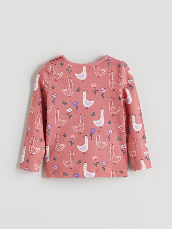 Girls' long-sleeved blouse