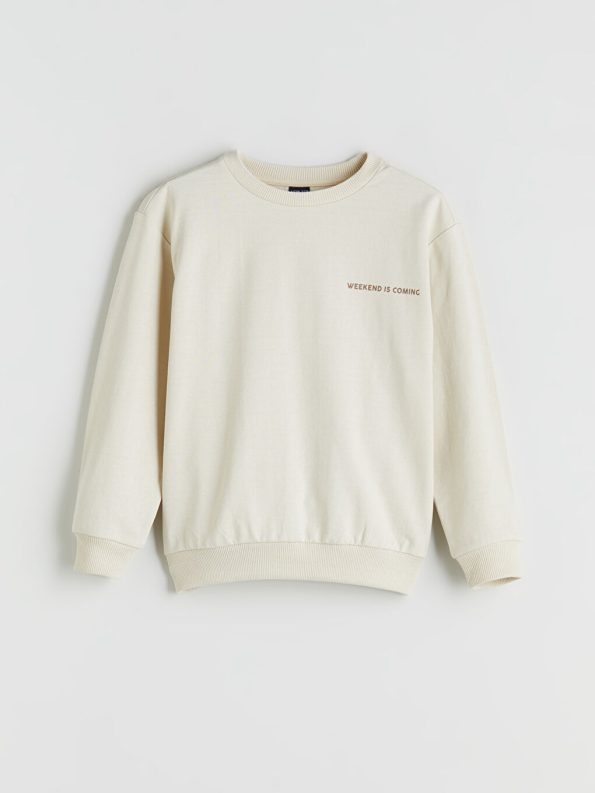 LCW Eco Beige Boys' Crew Neck Tracksuit