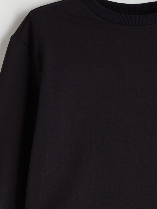 Basic Long Sleeve Crew Neck Sweatshirt for Girls