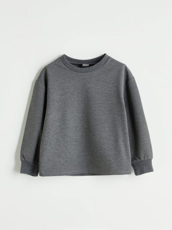 LCW ECO Anthracite Girls' Sweatshirt