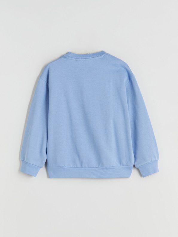 LCW KidsMavi Girls' Graphic Print Sweatshirt