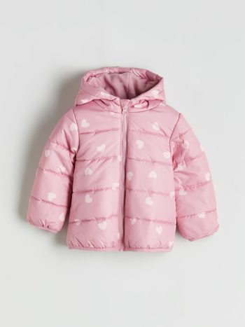 LCW ECOPink Hooded Long Sleeve Girls Jacket
