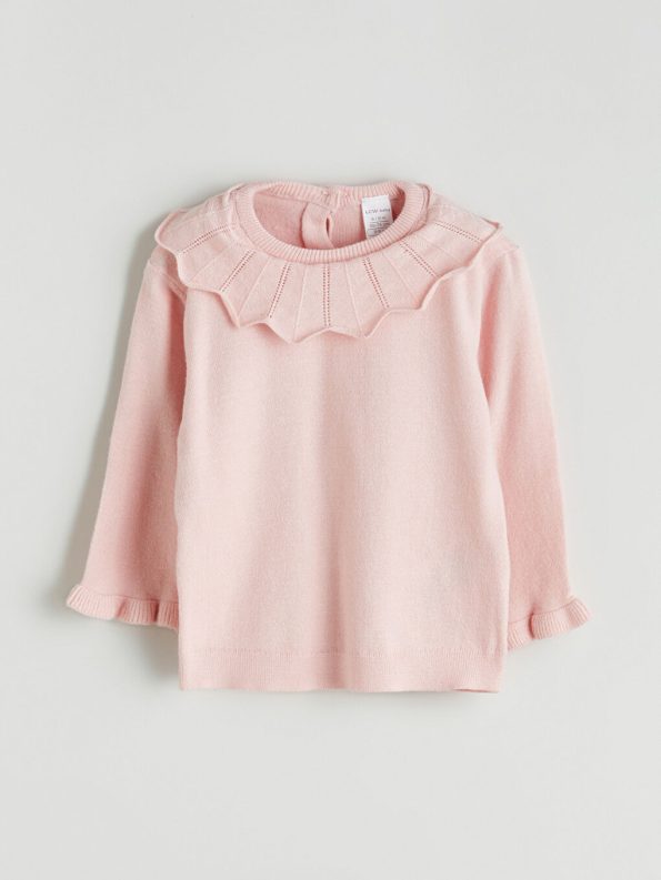 Embroidered Baby Girl Blouse and Pants Set