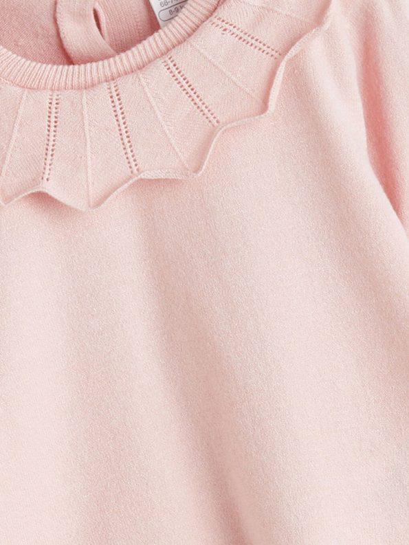 Embroidered Baby Girl Blouse and Pants Set