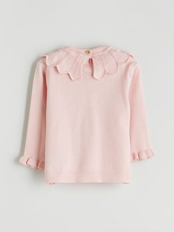 Embroidered Baby Girl Blouse and Pants Set