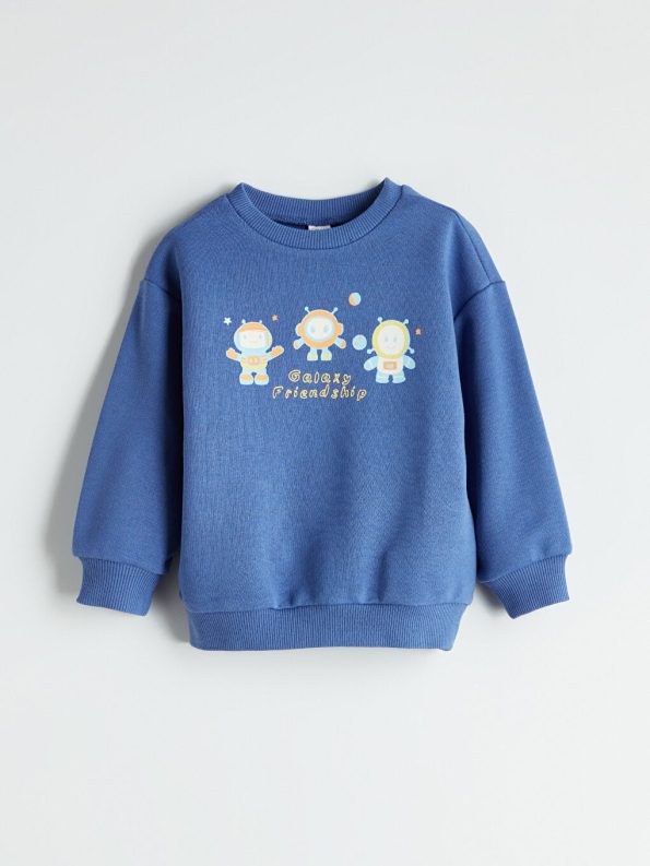 LCW ECOM Crew Neck Printed Boys Sweatshirt