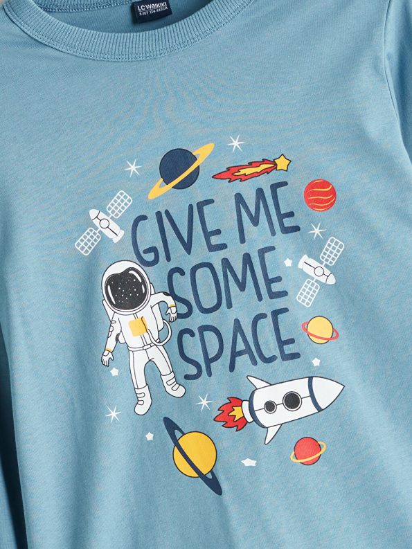 LCW ECOIndigo Boys' Printed Pajama Set