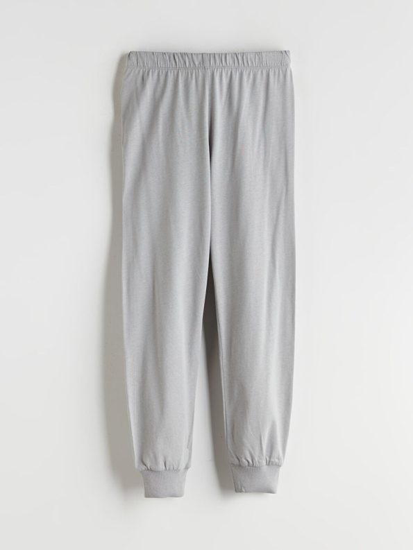 LCW ECO Gray Printed Boys' Pajama Set